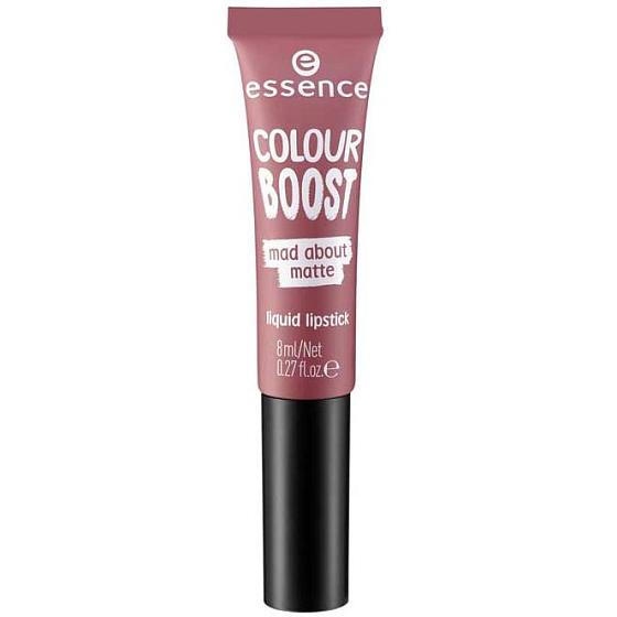 Essence Colour Boost Mad About Matte tekutá rtěnka 05 Dangerously Yours 8 ml