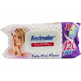 Freshmaker Baby Wet Wipes Jumbo vlhčené ubrousky pro děti 120 kusů