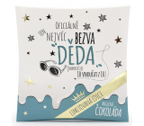 Nekupto Dárkové centrum Belgická mléčná čokoláda Bezva děda 65 g