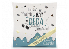 Nekupto Dárkové centrum Belgická mléčná čokoláda Bezva děda 65 g