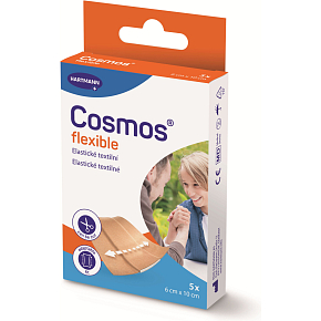Hartmann Cosmos Pružná náplast, 6× 10 cm, 5 ks