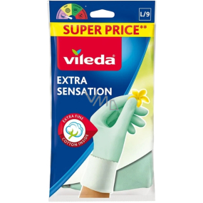 Vileda Extra Sensation rukavice gumové velikost L/9 1 pár