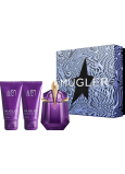 Thierry Mugler Alien parfémovaná voda pro ženy 30 ml + tělové mléko 50 ml + sprchový gel 50 ml, dárková sada pro ženy