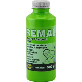 REMAL tónovací barva, 0500 žlutozelená, 500 g