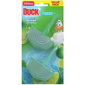 Duck Aqua 4v1 Turquoise Mint Mission WC závěs duopack 2x36 ml