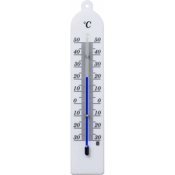 Teploměr pokojový 1101 plastik, 177 × 34 mm