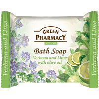 Green Pharmacy mýdlo na ruce s olivovým olejem Verbena & Lime, 100 g