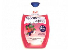Vademecum Junior Jahoda 2v1 zubní pasta a ústní voda v jednom 75 ml