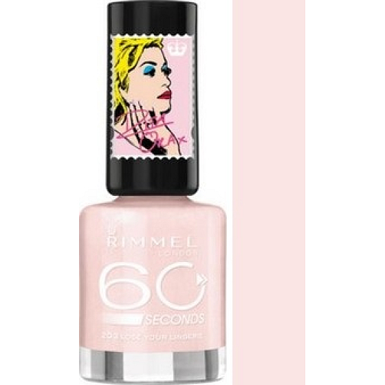 Rimmel London 60 Seconds by Rita Ora lak na nehty 203 Lose Your Lingerie 8 ml