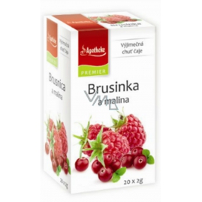 Apotheke Natur Brusinka a malina ovocný čaj 20 x 2 g