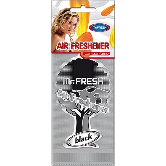 Mister Fresh Car Parfume Black osvěžovač vzduchu závěsný 1 kus