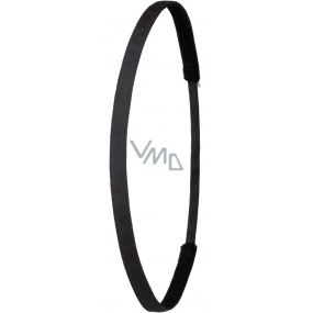 Ivybands Protiskluzová čelenka do vlasů černá unisex, 1 cm