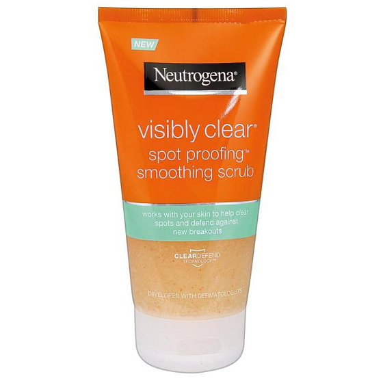 Neutrogena Visibly Clear Spot Proofing vyhlazující pleťový peeling 150 ml