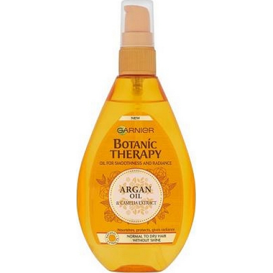 Garnier Botanic Therapy Argan Oil & Camelia Extract vyživující olej pro mdlé, těžko upravitelné vlasy 150 ml