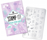 Essence Stamp It! šablony na razítko 01 Nails Just Wanna Have Fun!