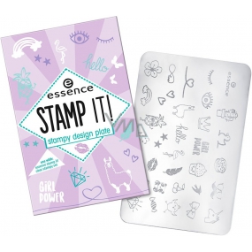Essence Stamp It! šablony na razítko 01 Nails Just Wanna Have Fun!