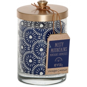 Yankee Candle Tumbler Misty Mountains - Mlžné hory vonná svíčka sklo Wanderlust 283 g