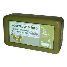 Kappus Oliva Jádrové tvrdé přírodní mýdlo pro lupenózní pokožku na tělo i vlasy 150 g