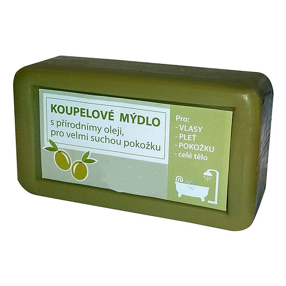Kappus Oliva Jádrové tvrdé přírodní mýdlo pro lupenózní pokožku na tělo i vlasy 150 g