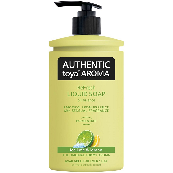Authentic Toya Aroma Ice Lime & Lemon tekuté mýdlo dávkovač 400 ml