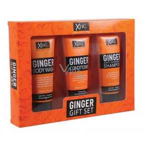 Xpel Ginger šampon na vlasy proti lupům 100 ml + kondicioner na vlasy 100 ml + sprchový gel 100 ml, kosmetická sada