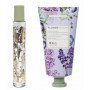 Heathcote & Ivory Flower Blooms Lavender Garden parfémovaná voda roll-on pro ženy 12 ml + krém na ruce 50 ml, dárková sada