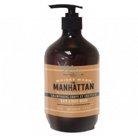 Scottish Fine Soaps Whisky Manhattan mycí gel na ruce a tělo pro muže dávkovač 500 ml