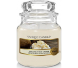 Yankee Candle Coconut Rice Cream - Krém s kokosovou rýží vonná svíčka Classic malá sklo 104 g