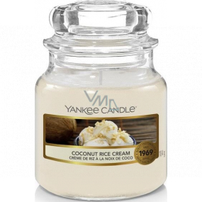 Yankee Candle Coconut Rice Cream - Krém s kokosovou rýží vonná svíčka Classic malá sklo 104 g