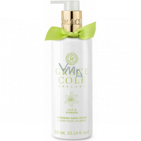 Grace Cole Lily & Verbena jemné mléko na ruce dávkovač 300 ml