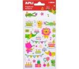 Apli Stickers Neon Animals nálepky s motivem zvířátek 1 arch 18044