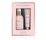 Baylis & Harding Jojoba, vanilka a mandlový olej tělový sprej 120 ml + lesk na rty 12 ml, kosmetická sada pro ženy