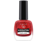 Golden Rose Keratin Nail Color Glitter lak na nehty 415 10,5 ml