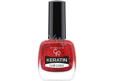 Golden Rose Keratin Nail Color Glitter lak na nehty 415 10,5 ml