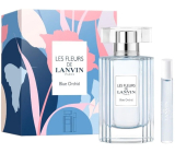 Lanvin Les Fleurs Blue Orchid toaletní voda 50 ml + toaletní voda miniatura 7,5 ml, dárková sada pro ženy