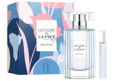 Lanvin Les Fleurs Blue Orchid toaletní voda 50 ml + toaletní voda miniatura 7,5 ml, dárková sada pro ženy