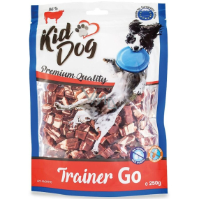 KidDog Trainer go mini hovězí kostičky, masová pochoutka pro psy 250 g