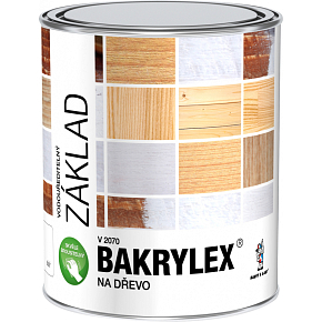 BAKRYLEX Primer základní barva na dřevo V2070, 800 g BAKRYLEX Primer základní barva na dřevo V2070, 800 g