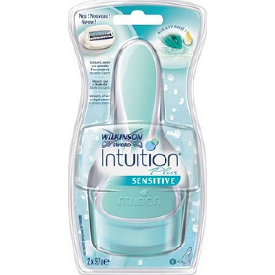 Wilkinson Lady Intuition Plus Sensitive Care holicí strojek 1 náhradní hlavice
