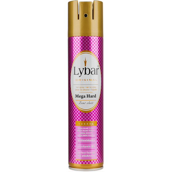 Lybar Mega silně tužící lak na vlasy 250 ml
