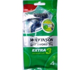 Wilkinson Extra 3 Sensitive holicí strojek jednorázový 3 břity 4 kusy