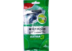 Wilkinson Extra 3 Sensitive holicí strojek jednorázový 3 břity 4 kusy