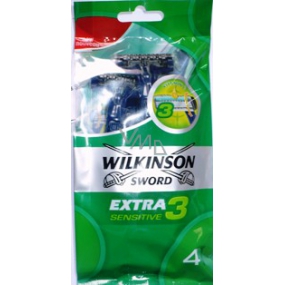 Wilkinson Extra 3 Sensitive holicí strojek jednorázový 3 břity 4 kusy