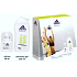 Adidas Action 3 Pro Clear kuličkový deodorant roll-on 50 ml + sprchový gel 250 ml, kosmetická sada