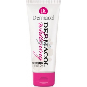 Dermacol Whitening Gommage Wash Gel mycí gel s mikroperličkami 100 ml