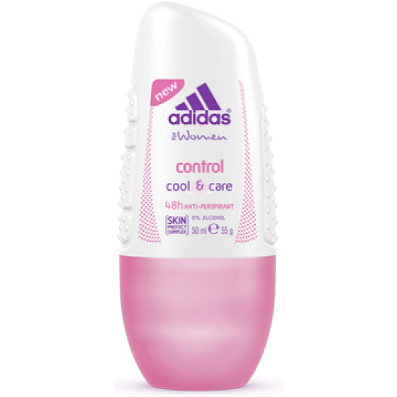 Adidas Cool & Care 48h 6v1 Control kuličkový antiperspirant deodorant roll-on pro ženy 50 ml