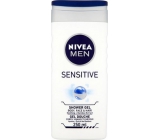 Nivea Men Sensitive sprchový gel na tělo, tvář a vlasy 250 ml