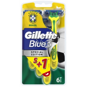 Gillette Blue 3 Special Edition holítka 3břity pro muže 6 kusů žluté