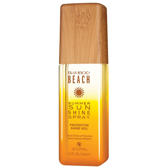 Alterna Bamboo Beach Summer Sun Shine Lehký sprej pro lesk a ochranu před UV zářením sprej 125 ml