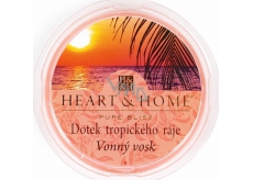 Heart & Home Dotek tropického ráje Sojový přírodní vonný vosk 27 g